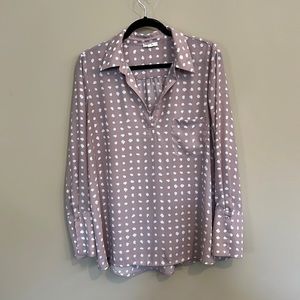 Anthropologie Pleione Mauve Blouse